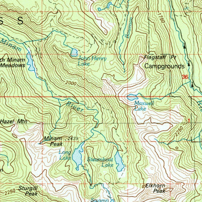 United States Geological Survey Enterprise, OR (1986, 100000-Scale) digital map