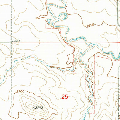 United States Geological Survey Enterprise School, ND (1973, 24000-Scale) digital map