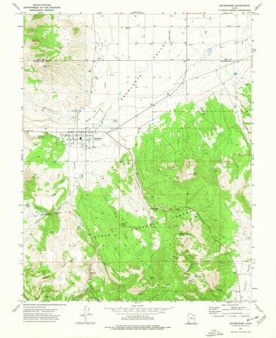 United States Geological Survey Enterprise, UT (1972, 24000-Scale) digital map