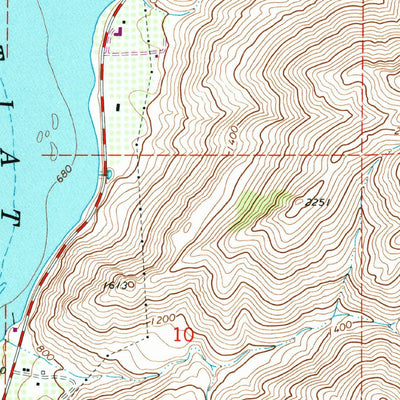 United States Geological Survey Entiat, WA (1968, 24000-Scale) digital map