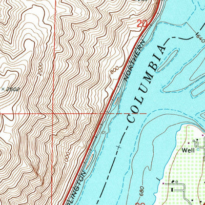 United States Geological Survey Entiat, WA (1968, 24000-Scale) digital map