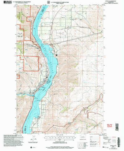 United States Geological Survey Entiat, WA (2003, 24000-Scale) digital map