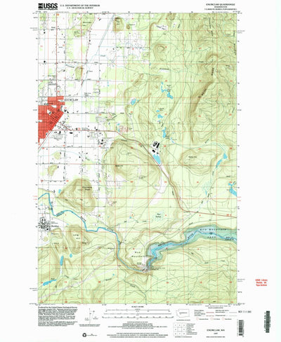 United States Geological Survey Enumclaw, WA (1997, 24000-Scale) digital map