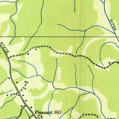 United States Geological Survey Enville, TN (1936, 24000-Scale) digital map