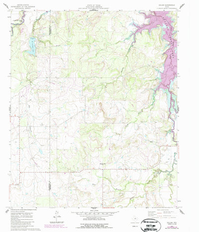 United States Geological Survey Eolian, TX (1961, 24000-Scale) digital map
