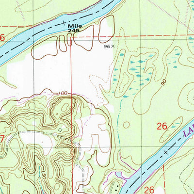 United States Geological Survey Epes East, AL (1974, 24000-Scale) digital map