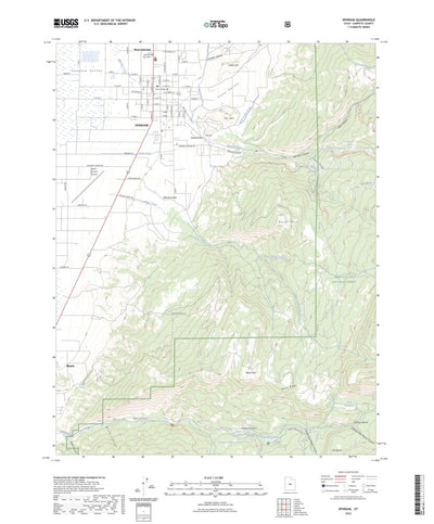 United States Geological Survey Ephraim, UT (2023, 24000-Scale) digital map