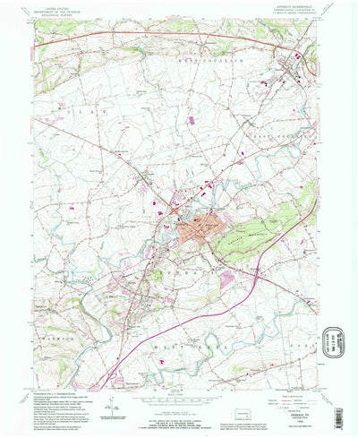 United States Geological Survey Ephrata, PA (1992, 24000-Scale) digital map