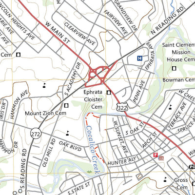 United States Geological Survey Ephrata, PA (2023, 24000-Scale) digital map