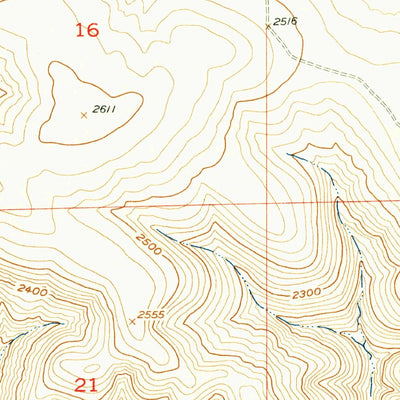 United States Geological Survey Ephrata SW, WA (1956, 24000-Scale) digital map