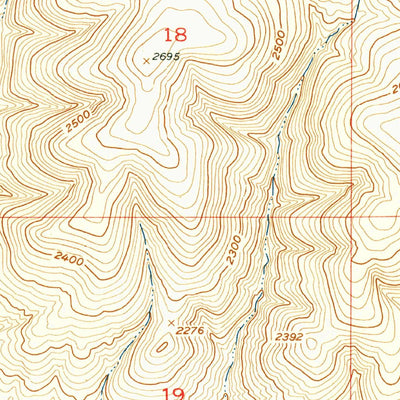 United States Geological Survey Ephrata SW, WA (1956, 24000-Scale) digital map
