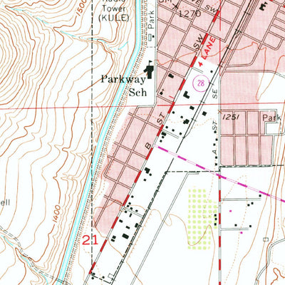United States Geological Survey Ephrata, WA (1956, 24000-Scale) digital map