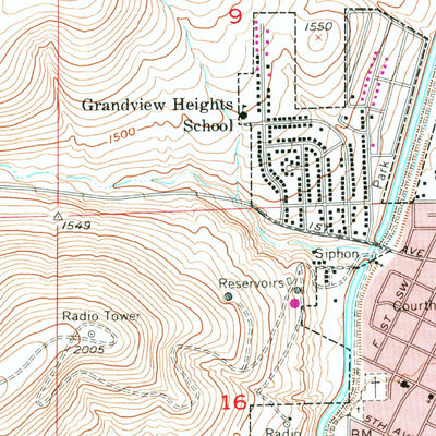 United States Geological Survey Ephrata, WA (1956, 24000-Scale) digital map