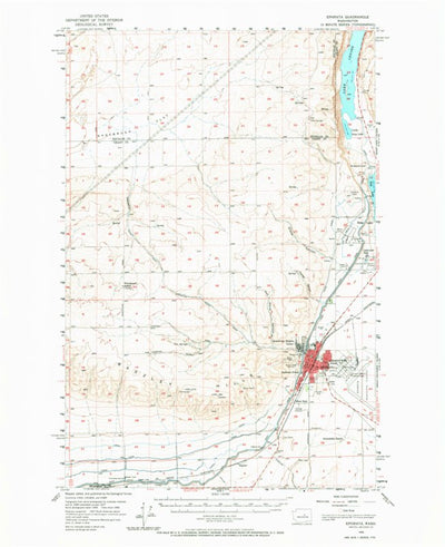 United States Geological Survey Ephrata, WA (1956, 62500-Scale) digital map