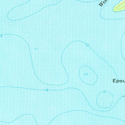 United States Geological Survey Epoufette, MI (1964, 24000-Scale) digital map