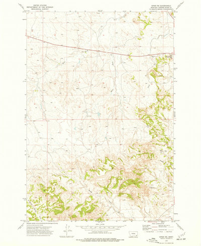 United States Geological Survey Epsie NE, MT (1973, 24000-Scale) digital map