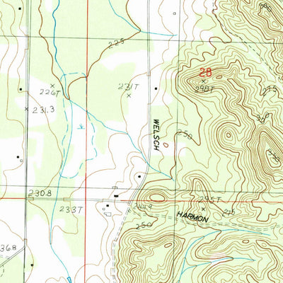 United States Geological Survey Epsilon, MI (1983, 25000-Scale) digital map