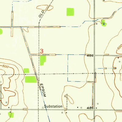 United States Geological Survey Epsom, IN (1957, 24000-Scale) digital map