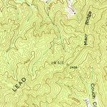United States Geological Survey Epworth, GA-TN (1941, 24000-Scale) digital map