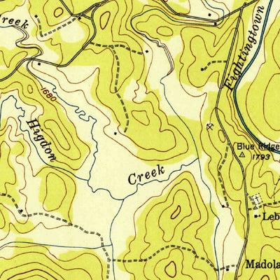 United States Geological Survey Epworth, GA-TN (1942, 24000-Scale) digital map