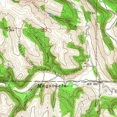 United States Geological Survey Epworth, IA (1966, 24000-Scale) digital map