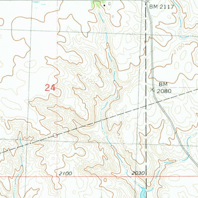 United States Geological Survey Epworth, ND (1981, 24000-Scale) digital map