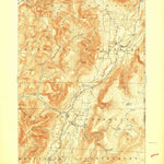 United States Geological Survey Equinox, VT (1896, 62500-Scale) digital map