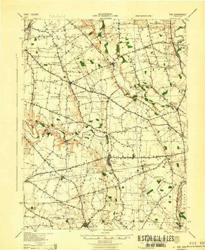 United States Geological Survey Era, OH (1943, 62500-Scale) digital map