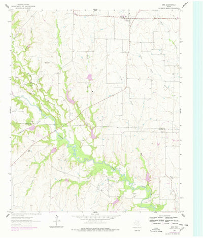 United States Geological Survey Era, TX (1961, 24000-Scale) digital map