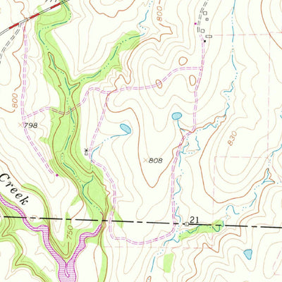 United States Geological Survey Era, TX (1961, 24000-Scale) digital map