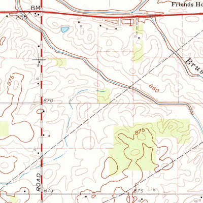 United States Geological Survey Erastus, OH (1960, 24000-Scale) digital map