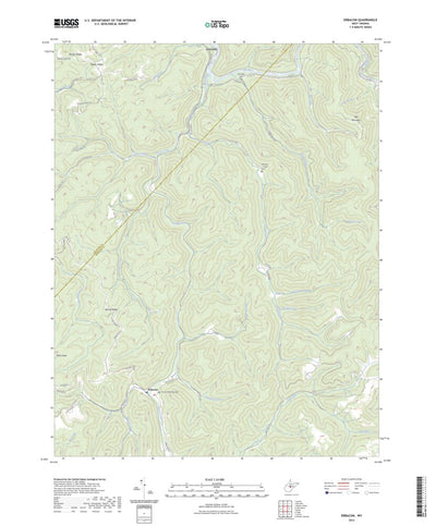 United States Geological Survey Erbacon, WV (2023, 24000-Scale) digital map