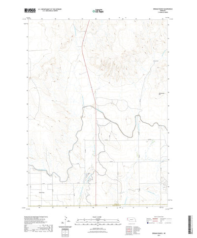 United States Geological Survey Erdman Ranch, NE (2021, 24000-Scale) digital map