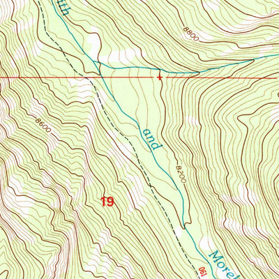 United States Geological Survey Erickson Basin, UT (1998, 24000-Scale) digital map