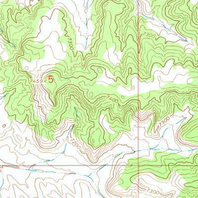 United States Geological Survey Erickson-Kent Ranch, WY (1963, 24000-Scale) digital map
