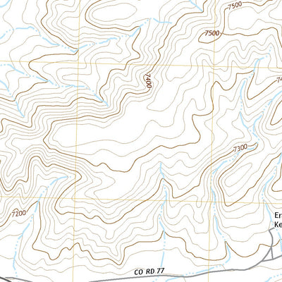 United States Geological Survey Erickson-Kent Ranch, WY (2021, 24000-Scale) digital map