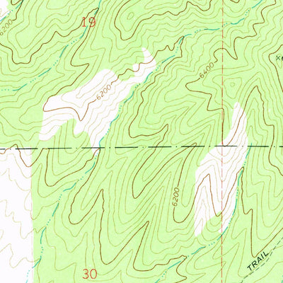 United States Geological Survey Erickson Knoll, UT (1971, 24000-Scale) digital map