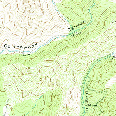 United States Geological Survey Erickson Knoll, UT (1971, 24000-Scale) digital map
