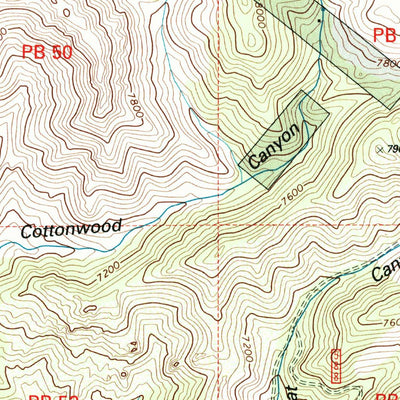 United States Geological Survey Erickson Knoll, UT (1998, 24000-Scale) digital map