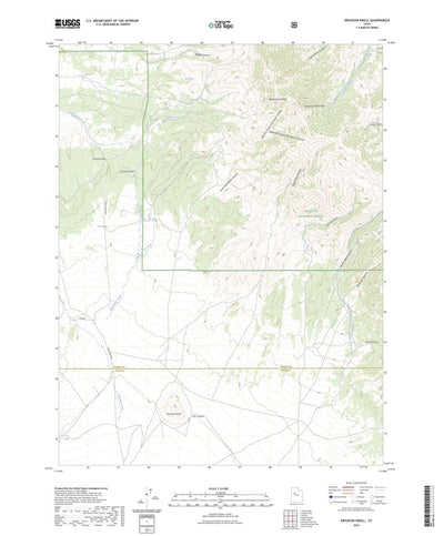 United States Geological Survey Erickson Knoll, UT (2023, 24000-Scale) digital map