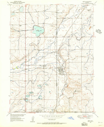 United States Geological Survey Erie, CO (1950, 24000-Scale) digital map
