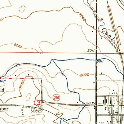 United States Geological Survey Erie, CO (1950, 24000-Scale) digital map