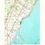 United States Geological Survey Erie, MI-OH (1952, 24000-Scale) digital map