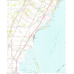 United States Geological Survey Erie, MI-OH (1967, 24000-Scale) digital map