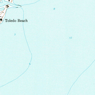 United States Geological Survey Erie, MI-OH (1967, 24000-Scale) digital map