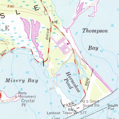 United States Geological Survey Erie North, PA (1957, 24000-Scale) digital map