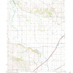 United States Geological Survey Erie NW, IL (1982, 24000-Scale) digital map
