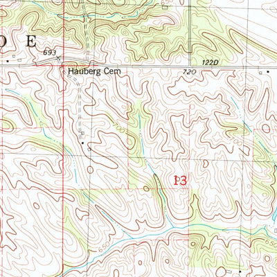 United States Geological Survey Erie NW, IL (1982, 24000-Scale) digital map