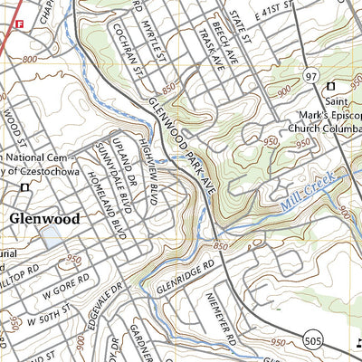 United States Geological Survey Erie South, PA (2023, 24000-Scale) digital map