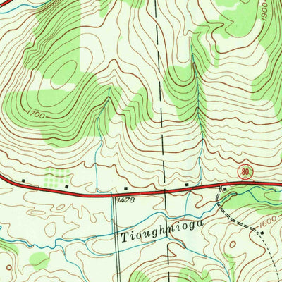United States Geological Survey Erieville, NY (1943, 24000-Scale) digital map